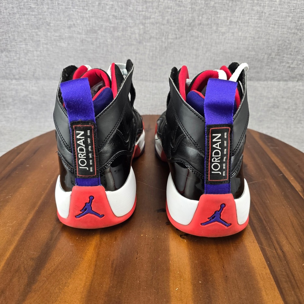 Jordan Jumpman Two Trey Mens Black University Red White DO1925-001 Size 12 - Picture 10 of 14